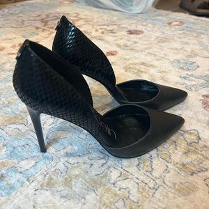 Black Calvin Klein stilettos SIZE 6 price negotiable